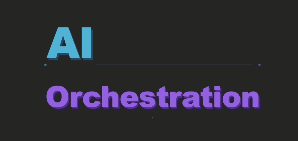 Preview image of the work "A brief introduction to AI Orchestration: A nice visualization of flows and orchestration"