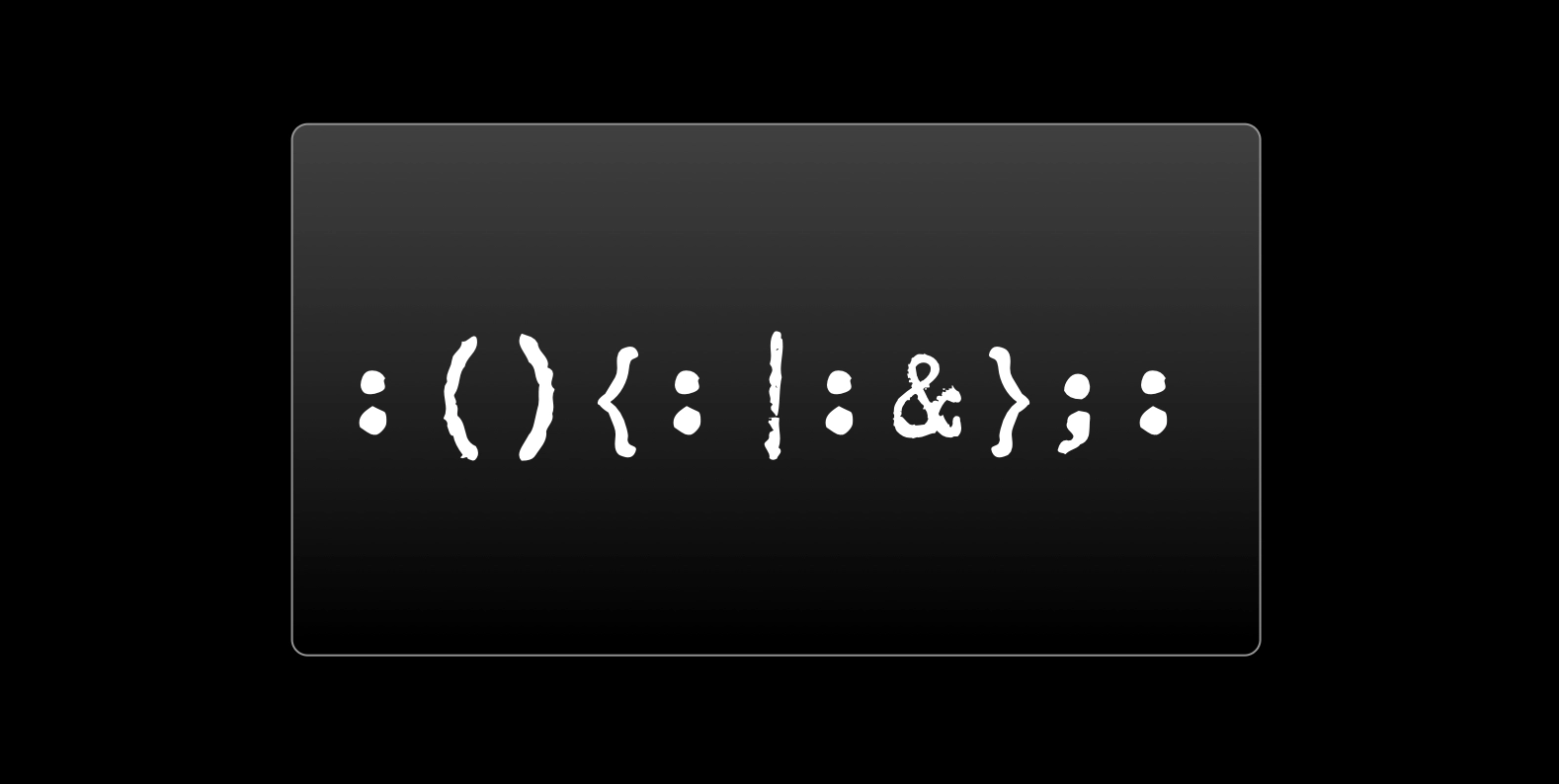 An insanely simple way to crash your computer from the command prompt. Preview image of the work "How to crash your computer ๐ฅ: or what is known as a fork bomb"