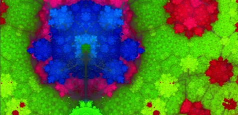 Preview image of the work "Morphing Mandelbrots in beautiful colors 🎶: A simple visualization of Mandelbrot expressions"