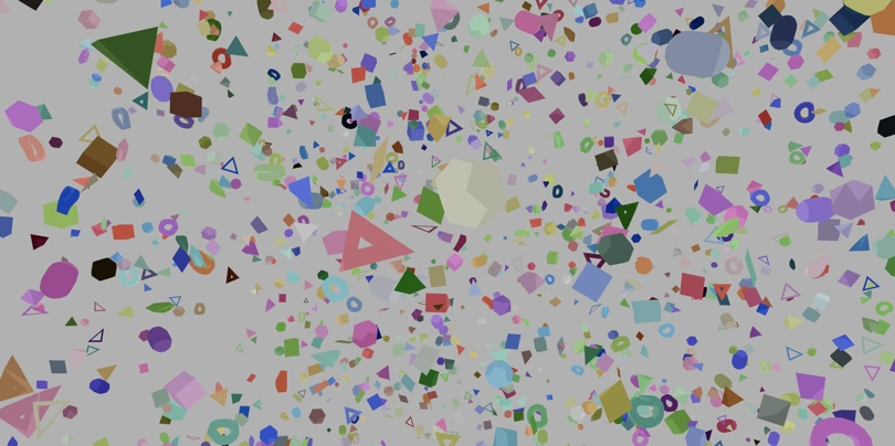 An animation of many, many objects leveraging the GPU Preview image of the work "Things Go Bump: Showing off with the GPU"